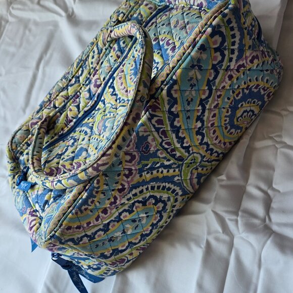 Vera Bradley Capri Blue Bowler Bag - Picture 3 of 7